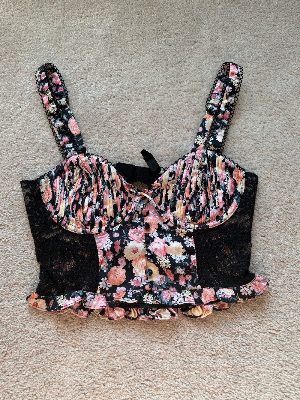 For love and lemons gardenia bustier top
